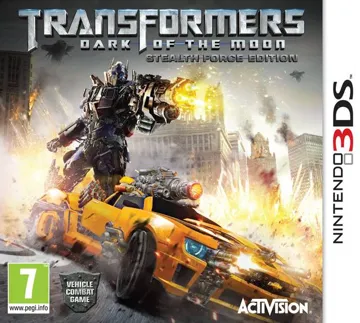 Transformers Dark of the Moon Stealth Force Edition (Europe) (En,Fr,Ge,It,Es) box cover front